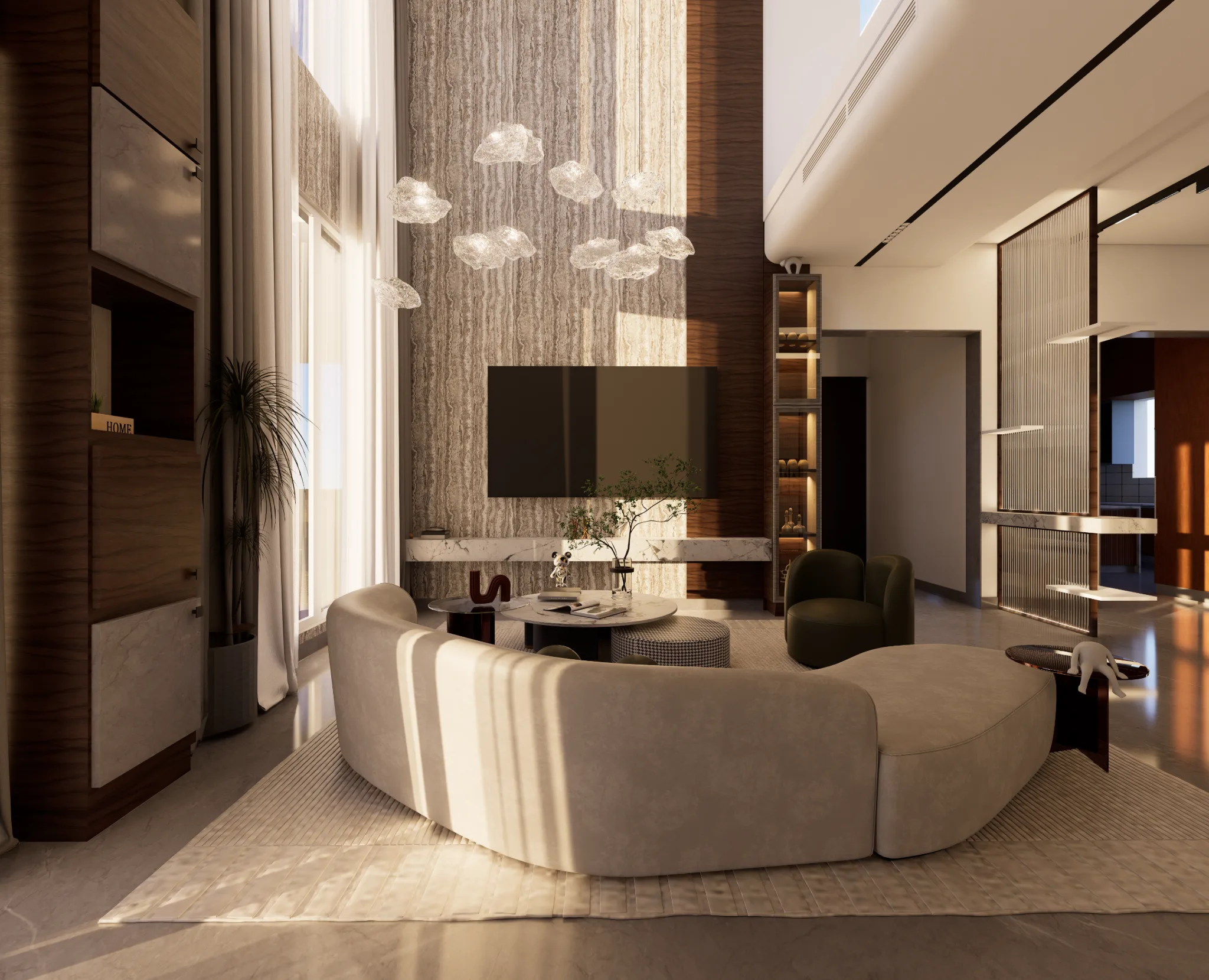 Villa CBE — interior project in Coimbatore by ĒTHOS HABITATS