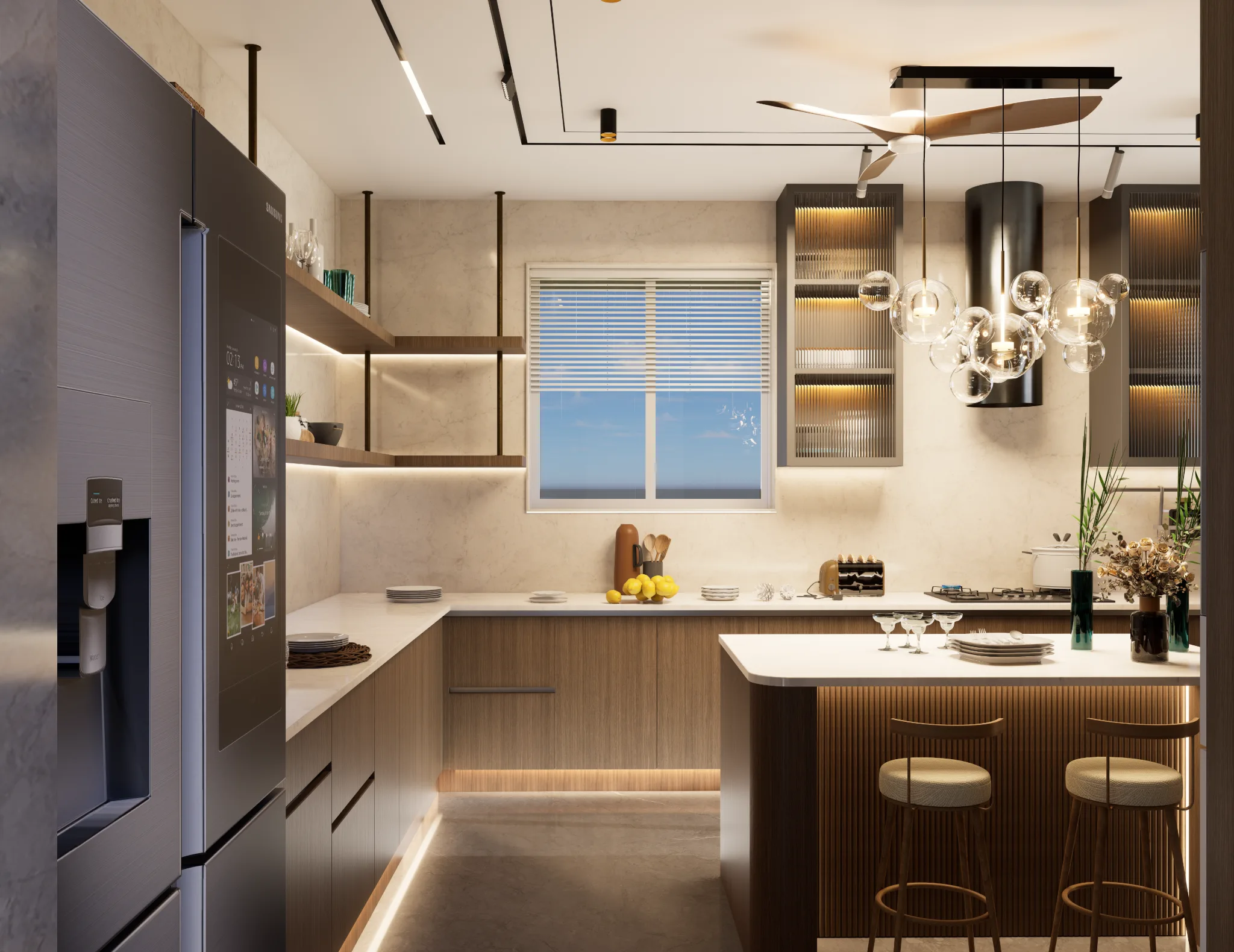 Villa CBE — view 2 of the interior project in Coimbatore