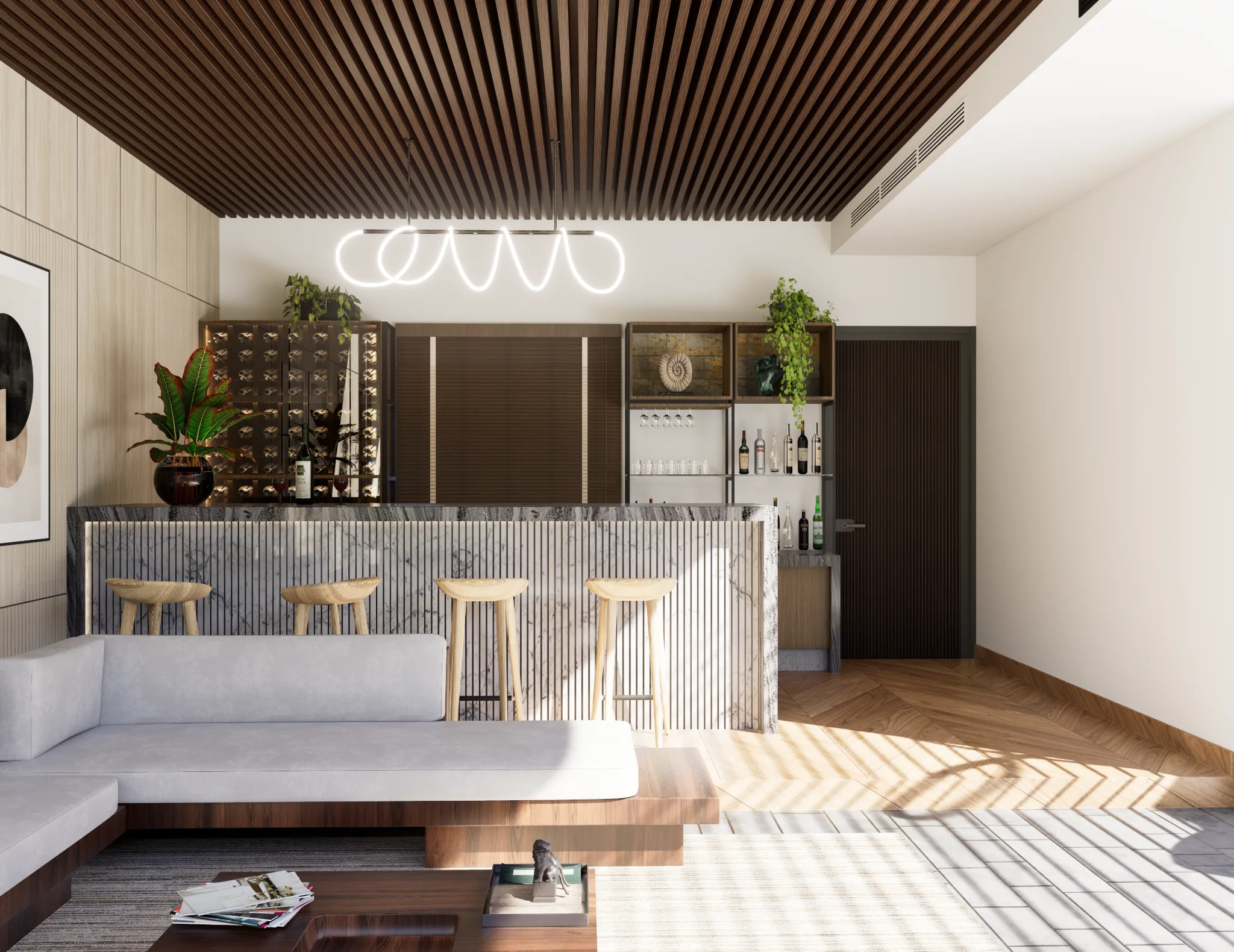 Villa CBE — view 9 of the interior project in Coimbatore