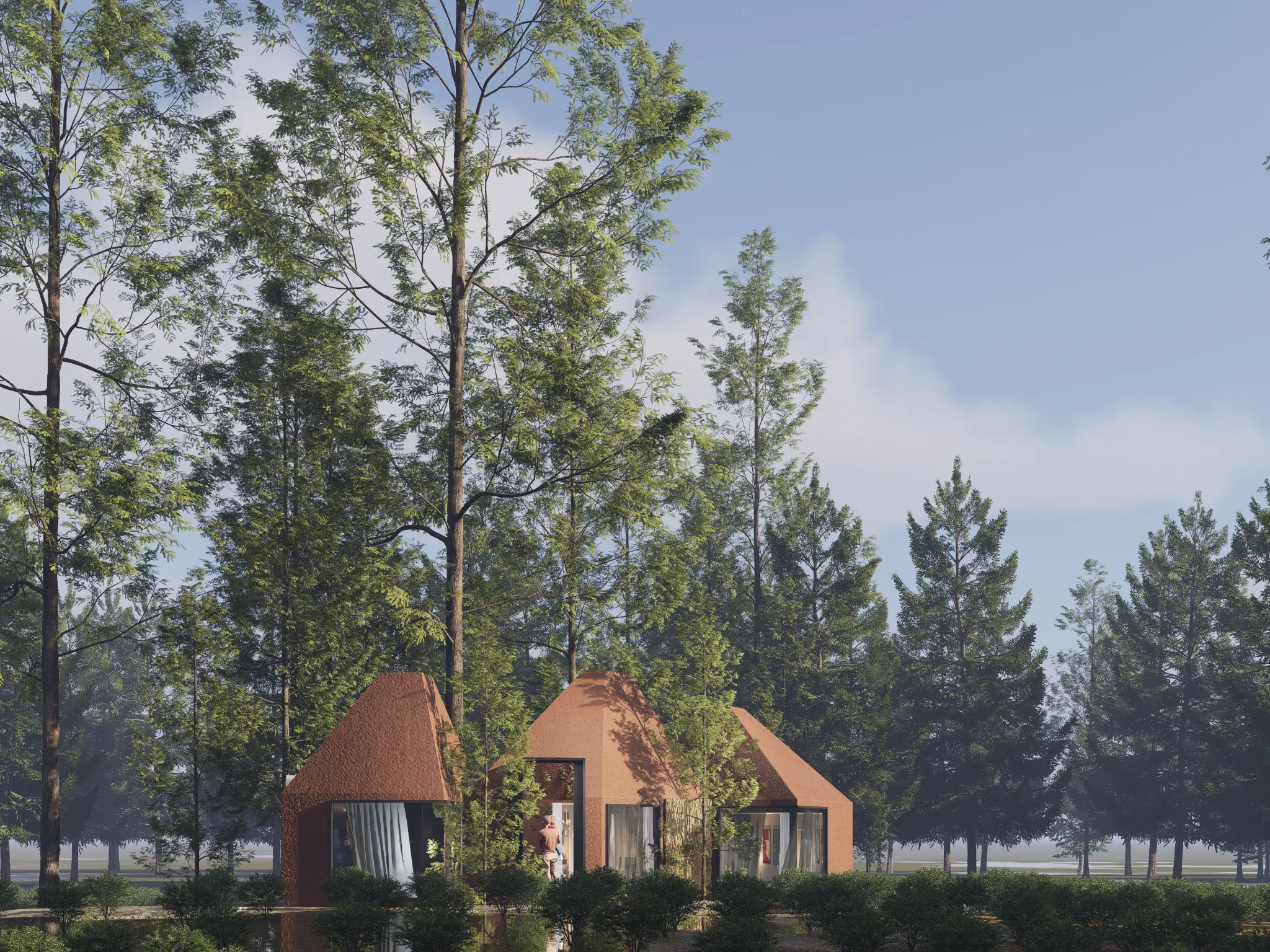 Fire Fly — view 2 of the resort stay project in Sakaleshpura, Karnataka